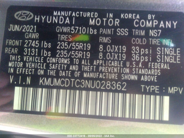 2022 Genesis GV70, VIN: KMUMCDTC3NU028362