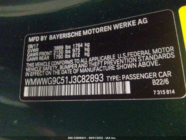 2018 Mini Roadster, VIN: WMWWG9C51J3C82893