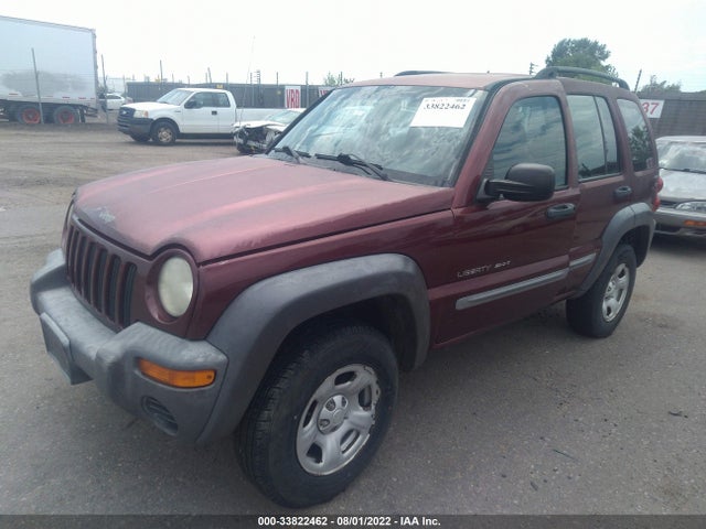 2002 JEEP LIBERTY SPORT VIN: 1J4GL48192W223612