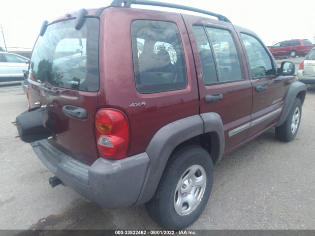 2002 JEEP LIBERTY SPORT VIN: 1J4GL48192W223612