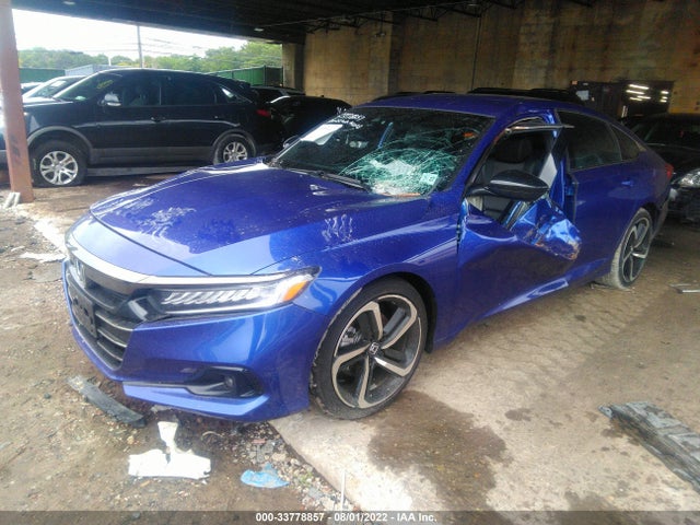 2022 HONDA ACCORD SEDAN SPORT VIN: 1HGCV1F37NA030976