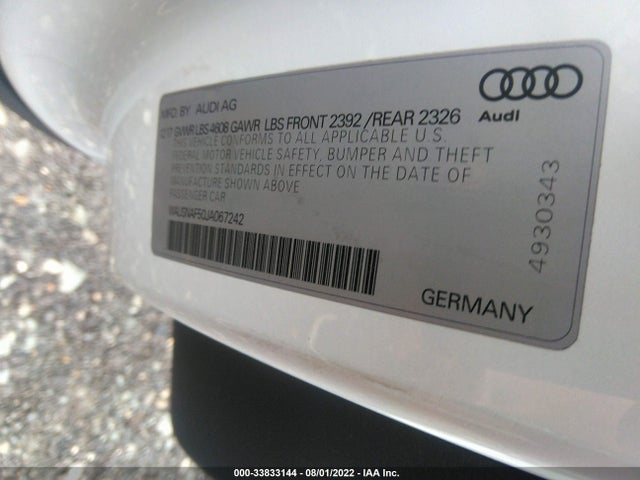 2018 Audi A5, VIN: WAUSNAF50JA067242