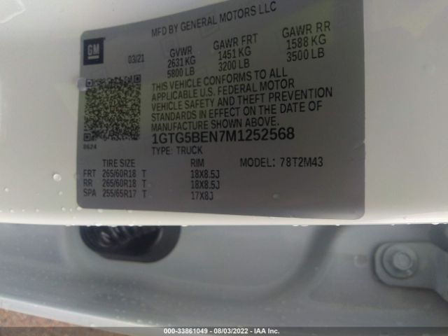 1GTG5BEN7M1252568 GMC Canyon 2wd Elevation Standard