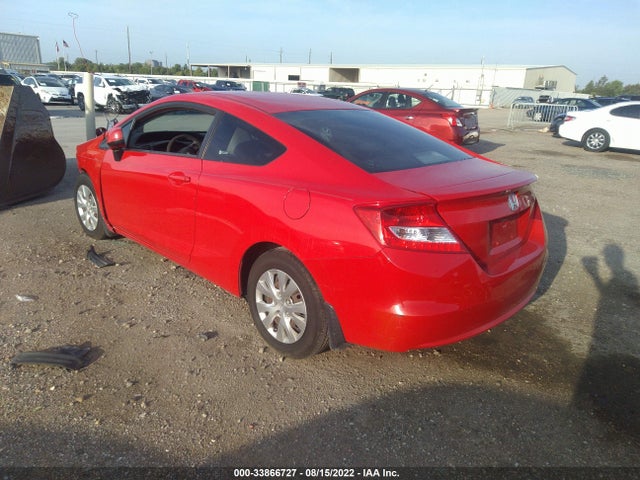2012 HONDA CIVIC CPE LX VIN: 2HGFG3B58CH551133
