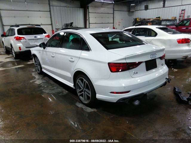 2018 AUDI A3 SEDAN VIN: WAUJ8GFF7J1029103