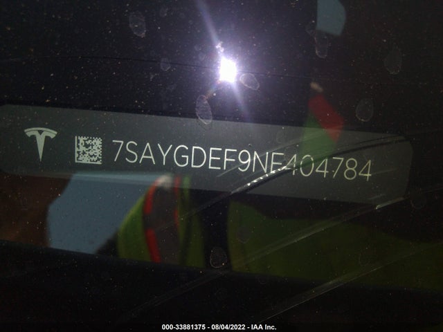 Tesla Model Y Performance 2022 7SAYGDEF9NF404784 Image 9