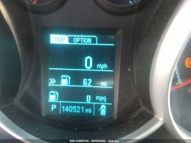 2013 CHEVROLET CRUZE 2LT VIN: 1G1PE5SB4D7122734