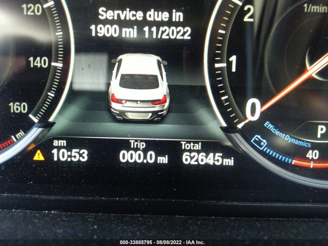 2017 BMW 6 Series, VIN: WBA6D0C55HG639433