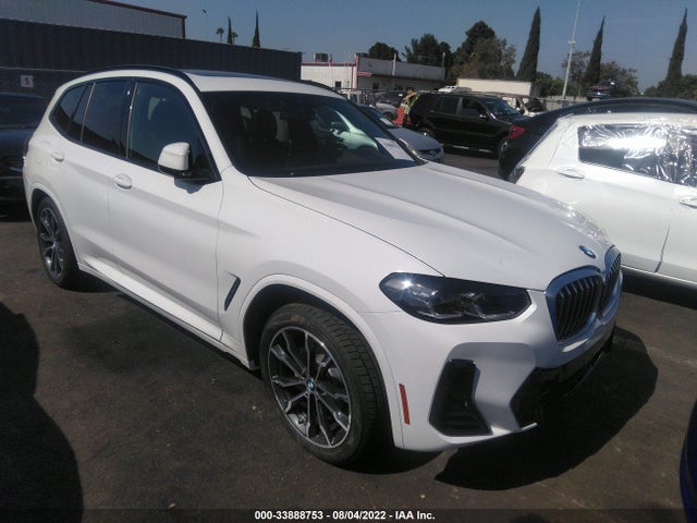 BMW X3 Xdrive30i 2022 IAAI 5UX53DP03N9M32271