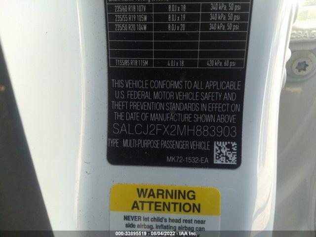 2021 Land Rover Discovery, VIN: SALCJ2FX2MH883903