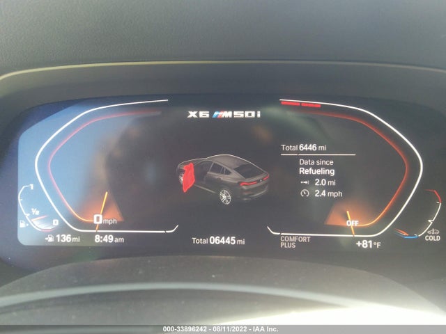 2021 BMW X6, VIN: 5UXCY8C07M9D74124