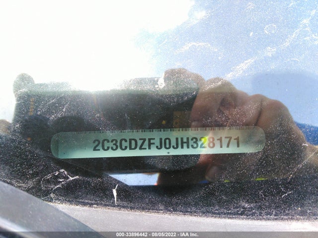 Dodge Challenger T/a 392 2018 2C3CDZFJ0JH328171 Image 9
