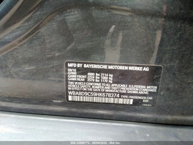 WBA8D9C59HK678374 BMW 3 Series 330i Xdrive