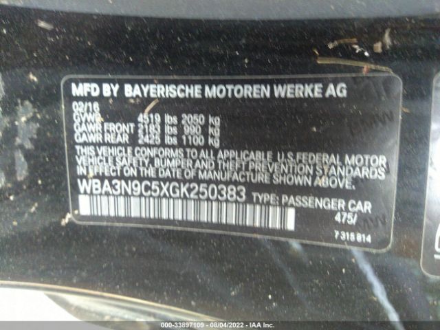 WBA3N9C5XGK250383 BMW 4 Series 428i Xdrive