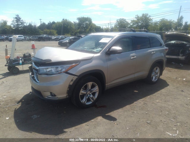 2015 TOYOTA HIGHLANDER LIMITED VIN: 5TDDKRFH3FS170582