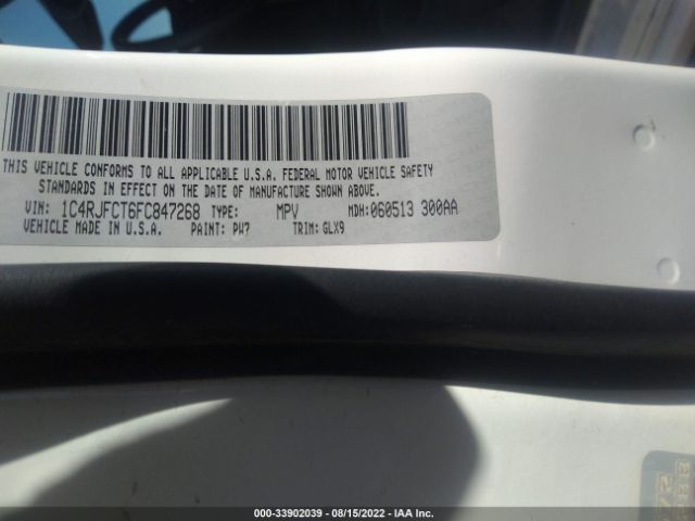 1C4RJFCT6FC847268 Jeep Grand Cherokee Overland