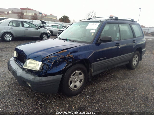 2002 SUBARU FORESTER L VIN: JF1SF63582H713871