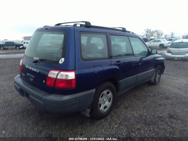2002 SUBARU FORESTER L VIN: JF1SF63582H713871