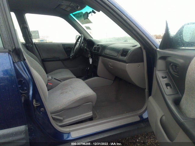 2002 SUBARU FORESTER L VIN: JF1SF63582H713871