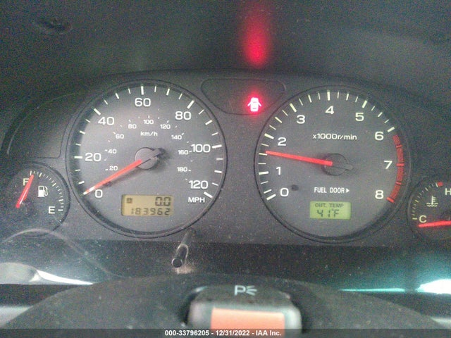 2002 SUBARU FORESTER L VIN: JF1SF63582H713871