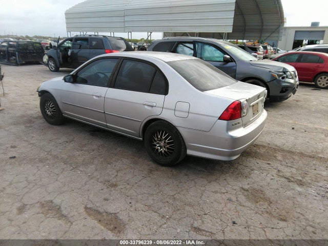 2005 HONDA CIVIC SDN LX VIN: 2HGES15585H555387