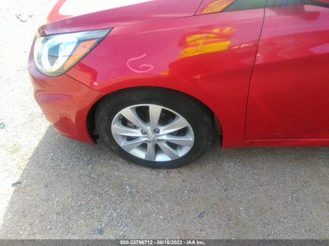 2013 HYUNDAI ACCENT GLS VIN: KMHCU4AEXDU494736
