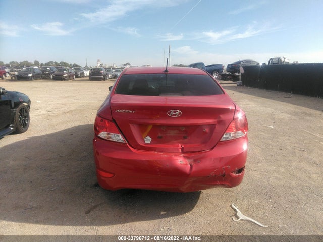2013 HYUNDAI ACCENT GLS VIN: KMHCU4AEXDU494736