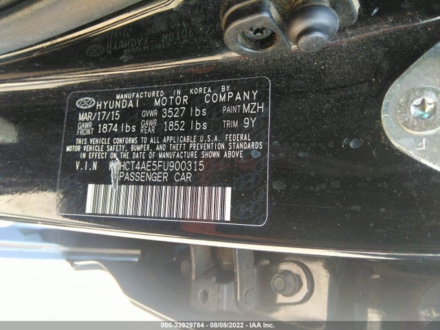 2015 Hyundai Accent, VIN: KMHCT4AE5FU900315