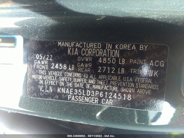 2023 Kia Stinger, VIN: KNAE35LD3P6124518