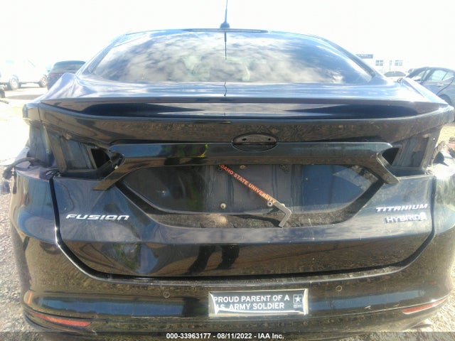 2014 FORD FUSION TITANIUM HYBRID VIN: 3FA6P0RUXER291387
