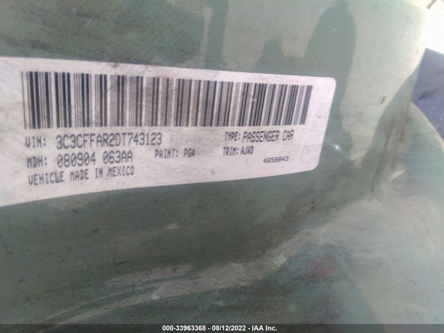 3C3CFFAR2DT743123 Fiat 500