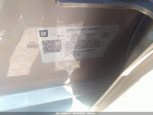 Chevrolet MALIBU LT 2018 1G1ZD5ST2JF265607 Image 11