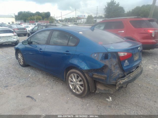 KNAFX4A61E5194948 KIA FORTE LX
