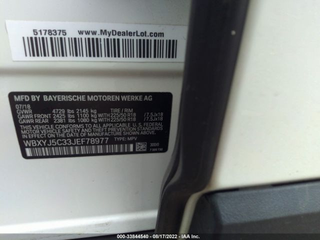 WBXYJ5C33JEF78977 BMW X2 Xdrive28i