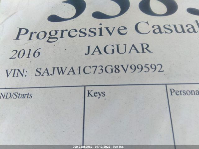 SAJWA1C73G8V99592 Jaguar XJ