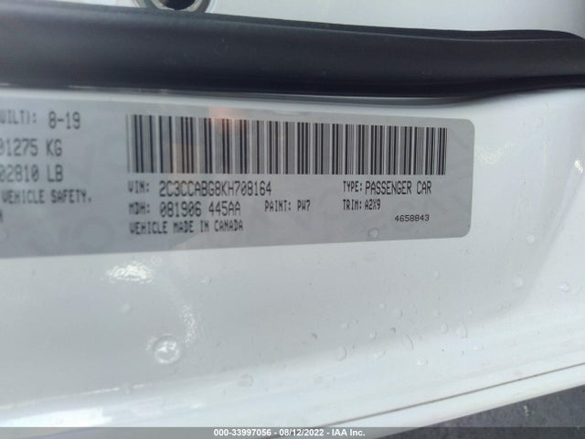 Chrysler 300 300s 2019 2C3CCABG8KH708164 Image 10