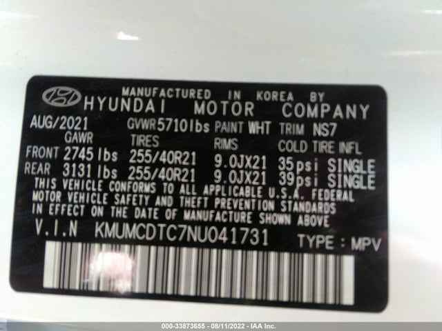 2022 Genesis GV70, VIN: KMUMCDTC7NU041731