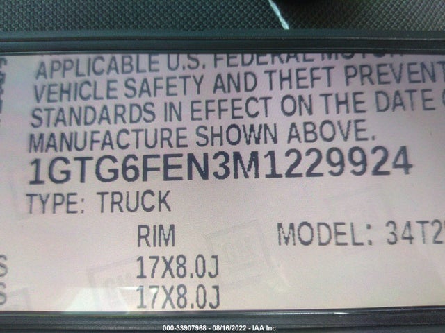 2021 GMC Canyon, VIN: 1GTG6FEN3M1229924