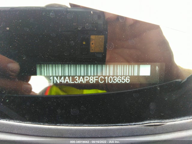 2015 NISSAN ALTIMA 2.5 VIN: 1N4AL3AP8FC103656