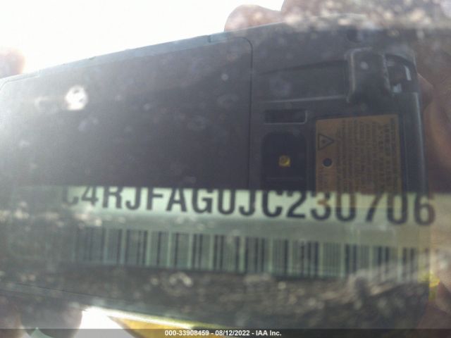 1C4RJFAG0JC230706 Jeep Grand Cherokee Altitude