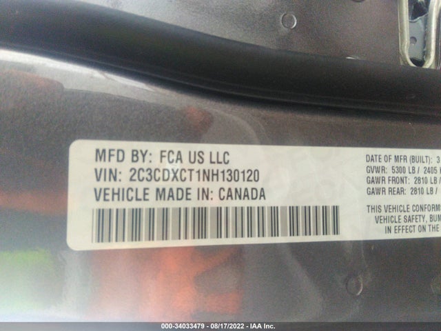 Dodge CHARGER R/T 2022 2C3CDXCT1NH130120 Image 9