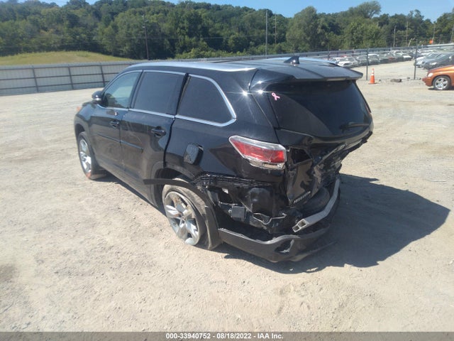 2016 TOYOTA HIGHLANDER LIMITED VIN: 5TDDKRFH7GS305709