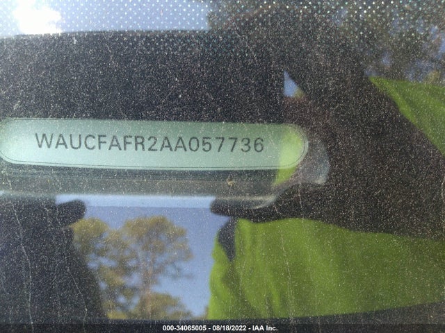 2010 AUDI A5 2.0L PREMIUM VIN: WAUCFAFR2AA057736