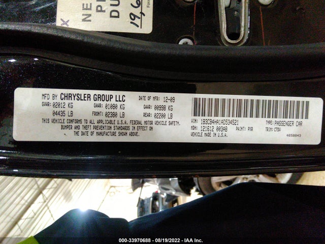 Dodge Caliber Sxt 2010 1B3CB4HA1AD534521 Image 10