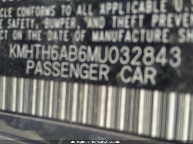 2021 Hyundai Veloster, VIN: KMHTH6AB6MU032843