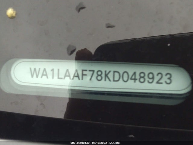 WA1LAAF78KD048923 Audi Q7 Premium Plus