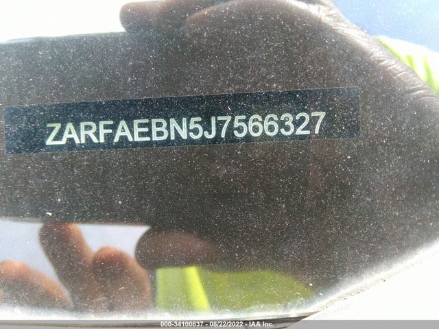 ZARFAEBN5J7566327 Alfa Romeo Giulia