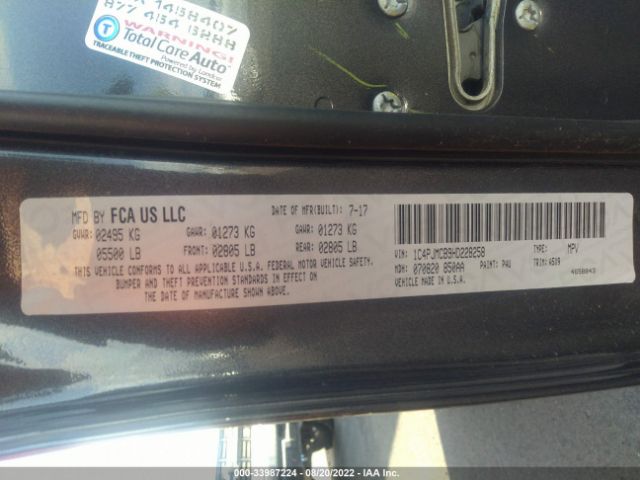 1C4PJMCB9HD228258 Jeep Cherokee Latitude