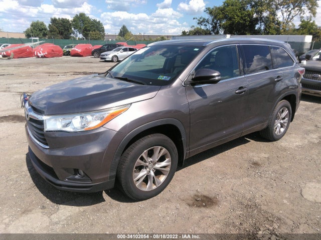 Toyota Highlander Xle 2014 5TDJKRFH6ES009855 Image 2