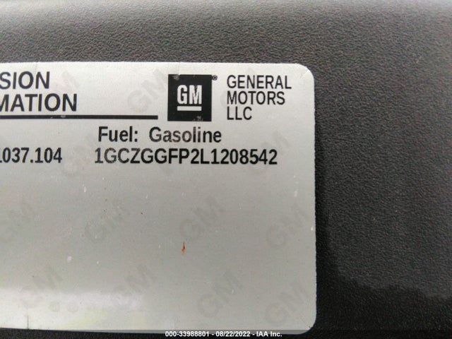 2020 Chevrolet Express, VIN: 1GCZGGFP2L1208542